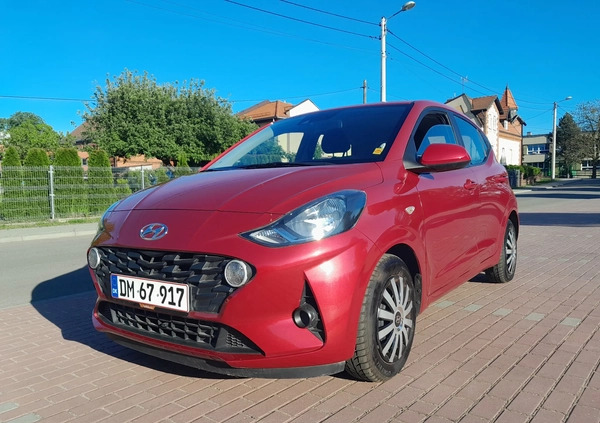 Hyundai i10 cena 45900 przebieg: 27000, rok produkcji 2021 z Jarosław małe 407